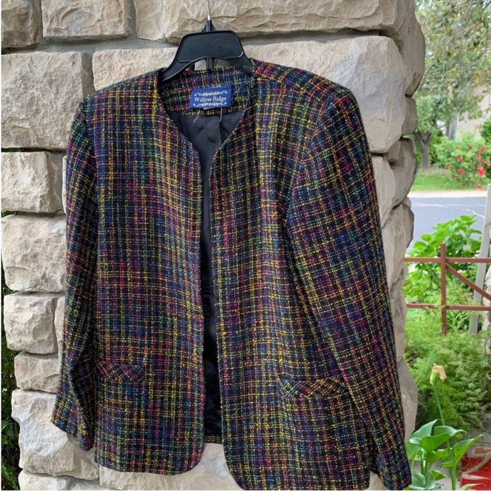 Willow Ridge blazer jacket open front size 8P - Picture 2 of 7
